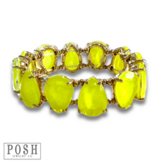 Neon teardrop bracelet