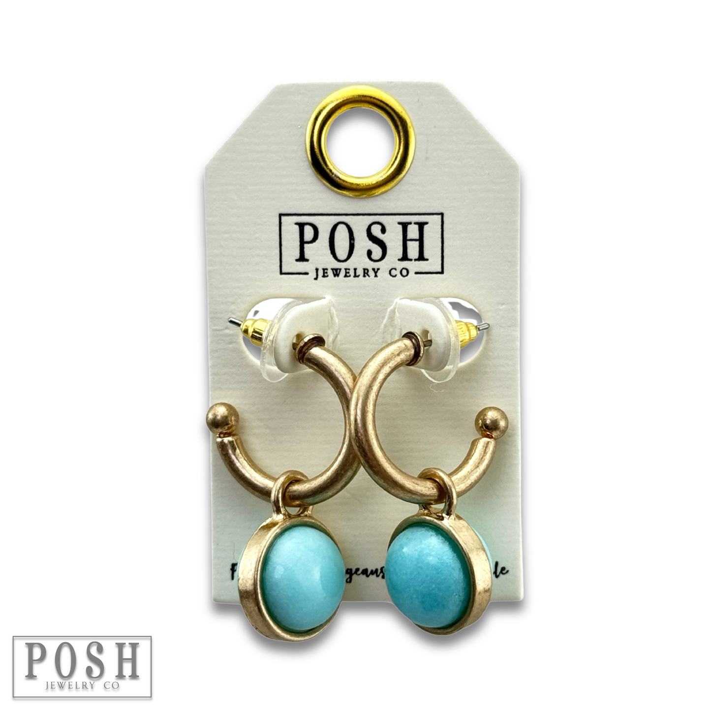 Pearl charm earring