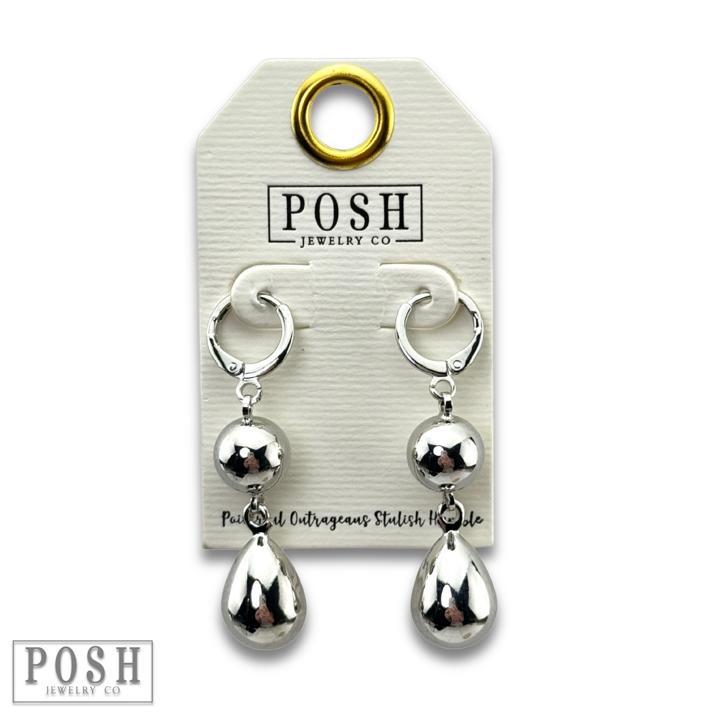 Shiny bead earring