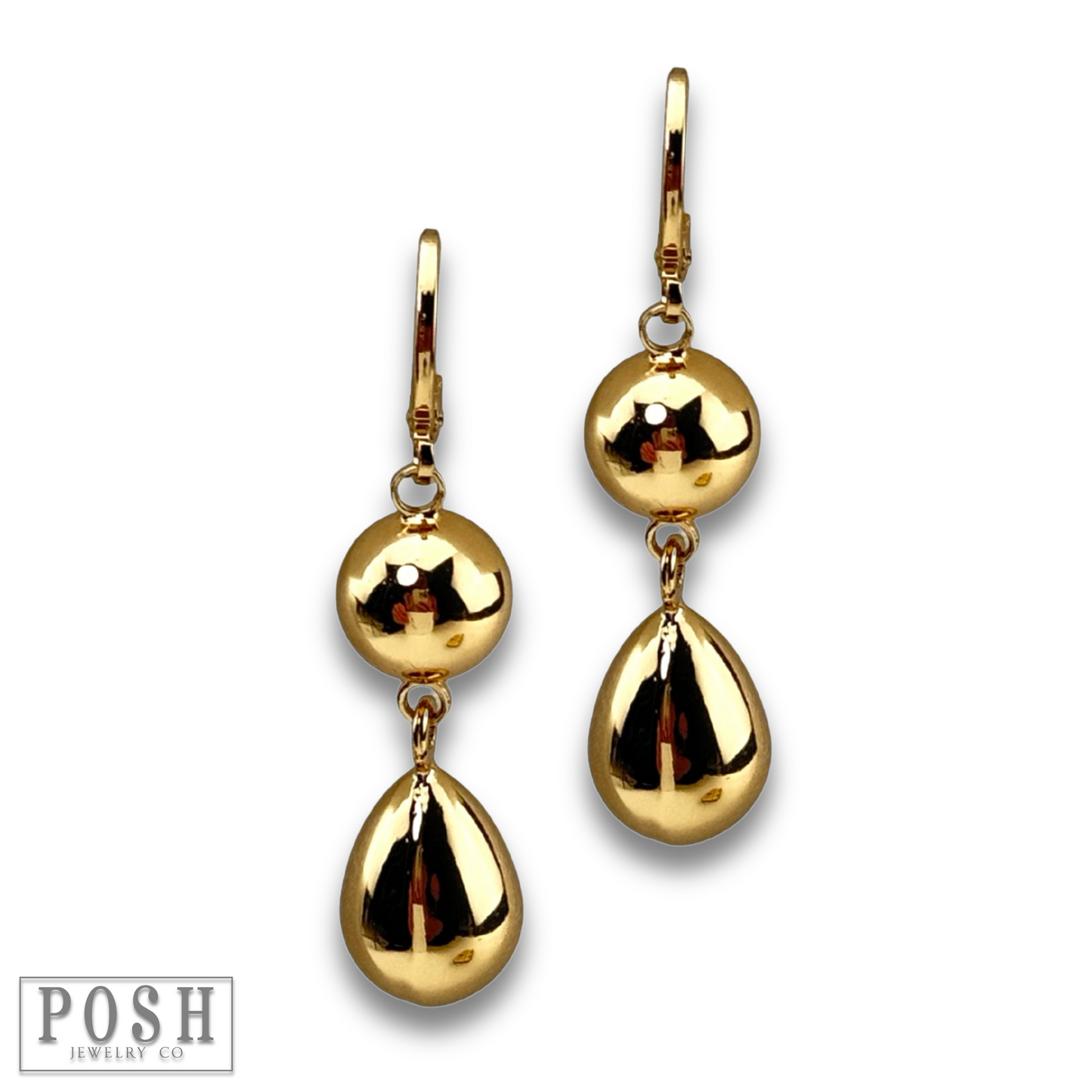 Shiny bead earring