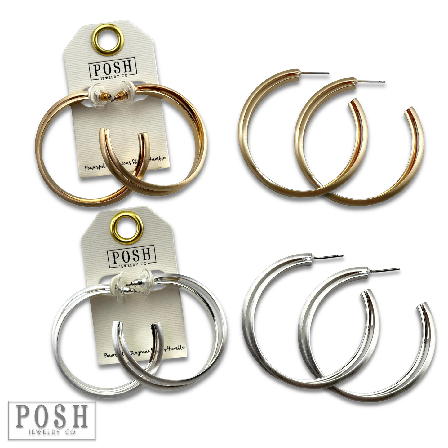 Double hoop earring