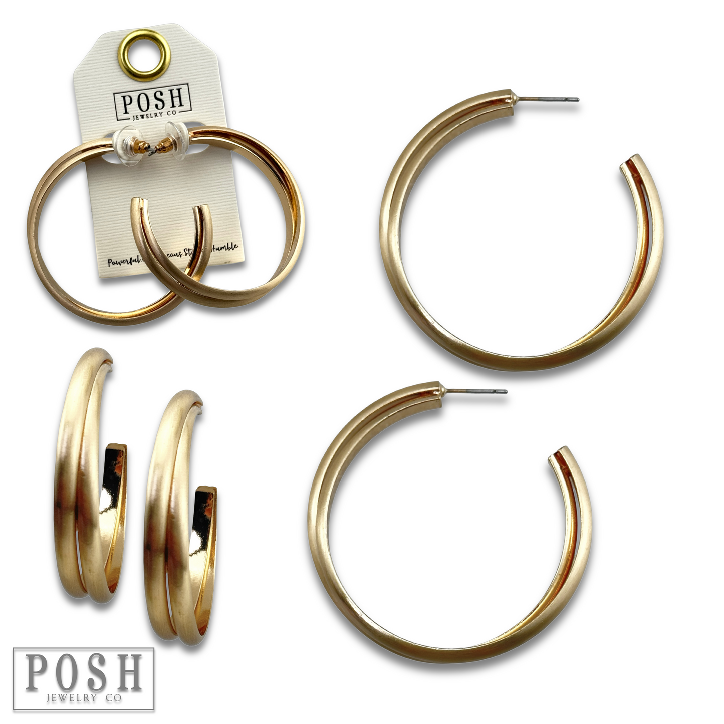 Double hoop earring