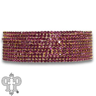 Ten strand rhinestone bracelet set