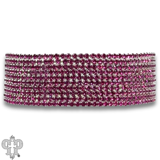 Ten strand rhinestone bracelet set