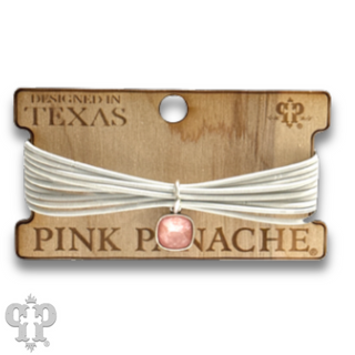 Stretch wire bracelet with Austrian crystal