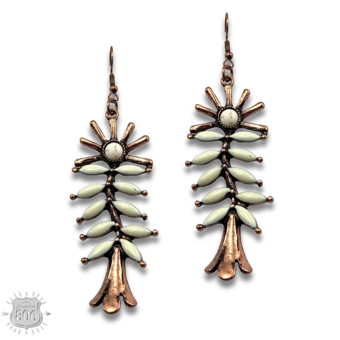 Southwest flower earring