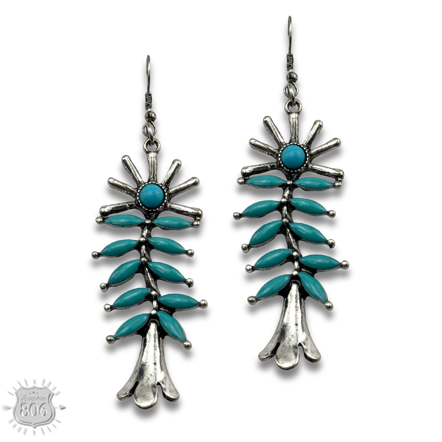 Southwest flower earring