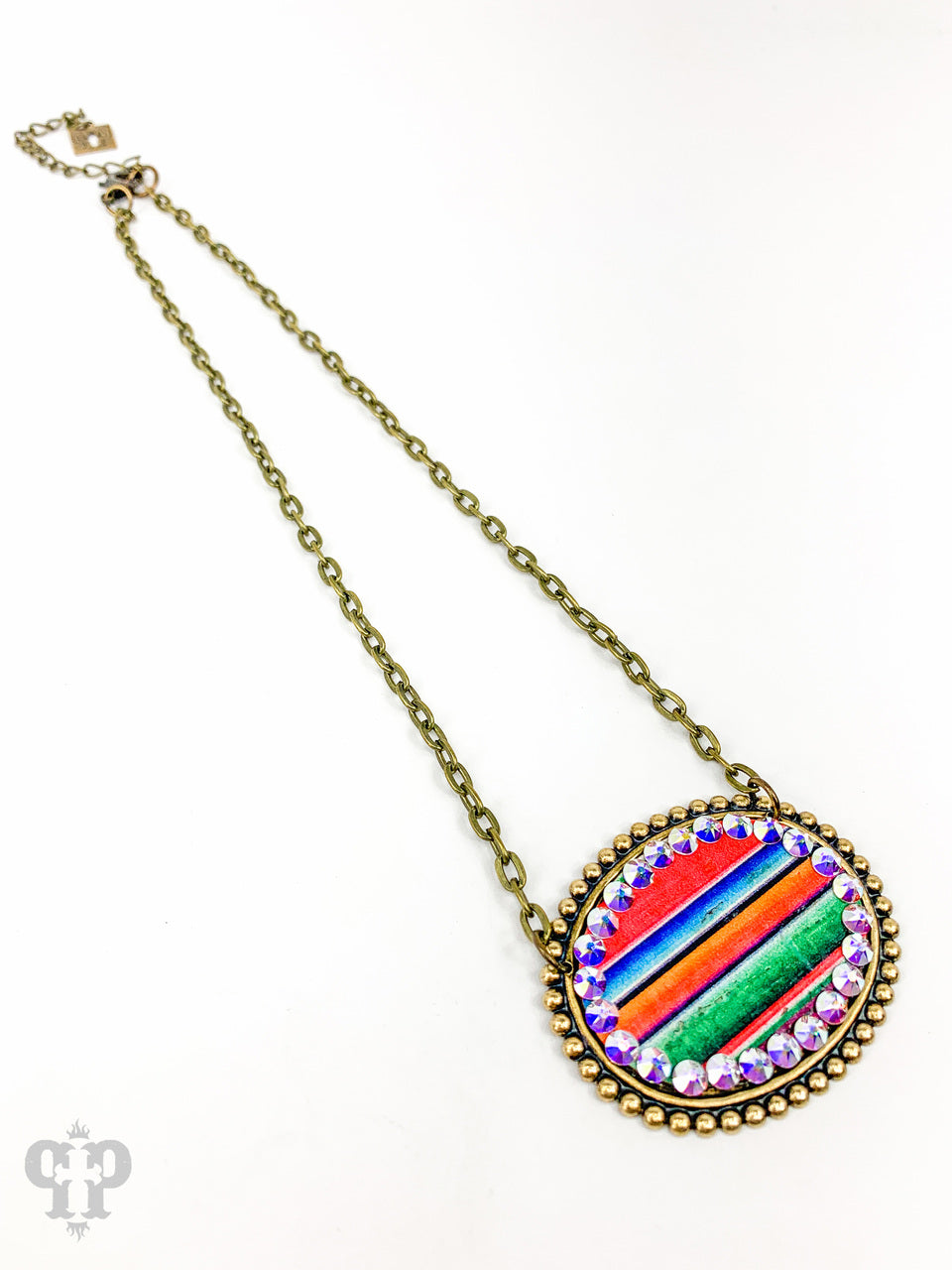 Austrian crystal medium oval necklace