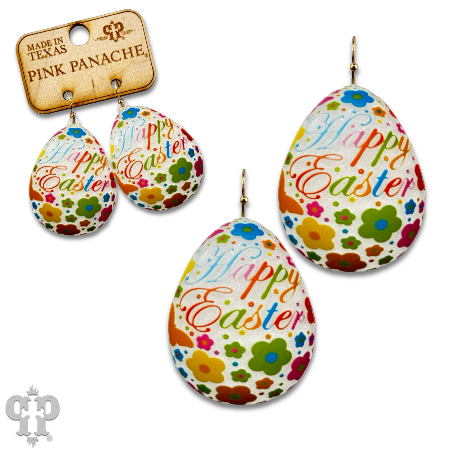 Happy Easter egg earring, last call