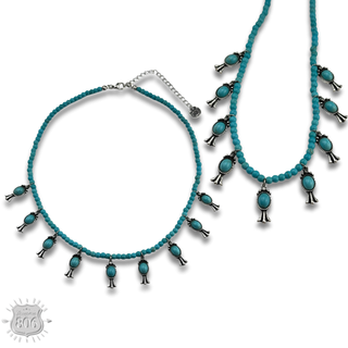 Small squash blossom necklace