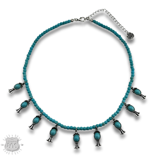 Small squash blossom necklace