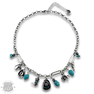 Western style charm necklace