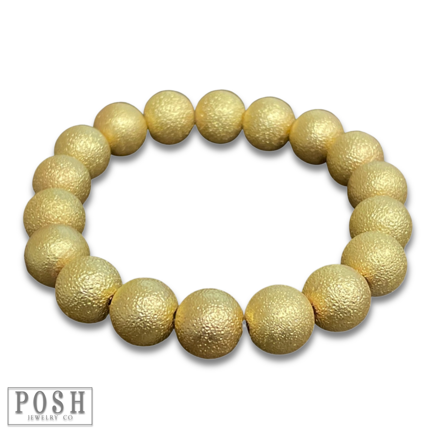 Matte textured bead bracelet, last call