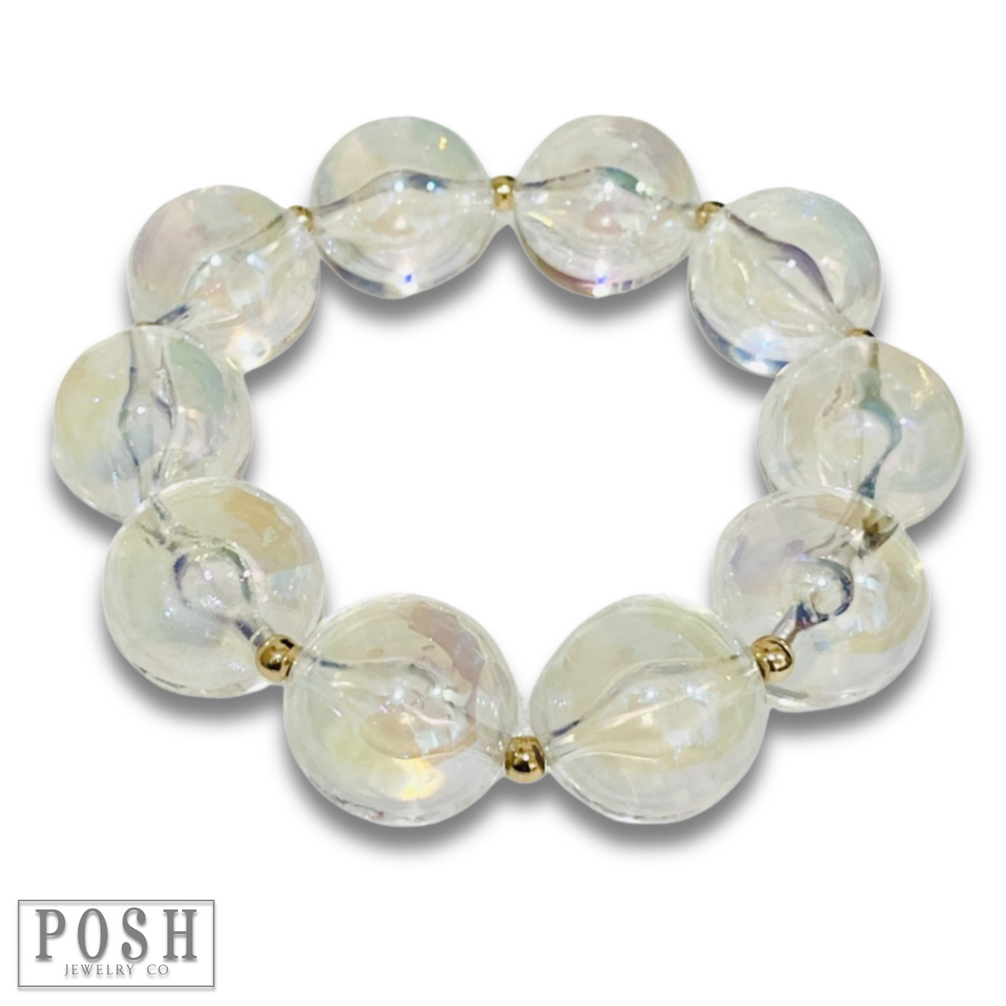 Large acrylic bead bracelet
