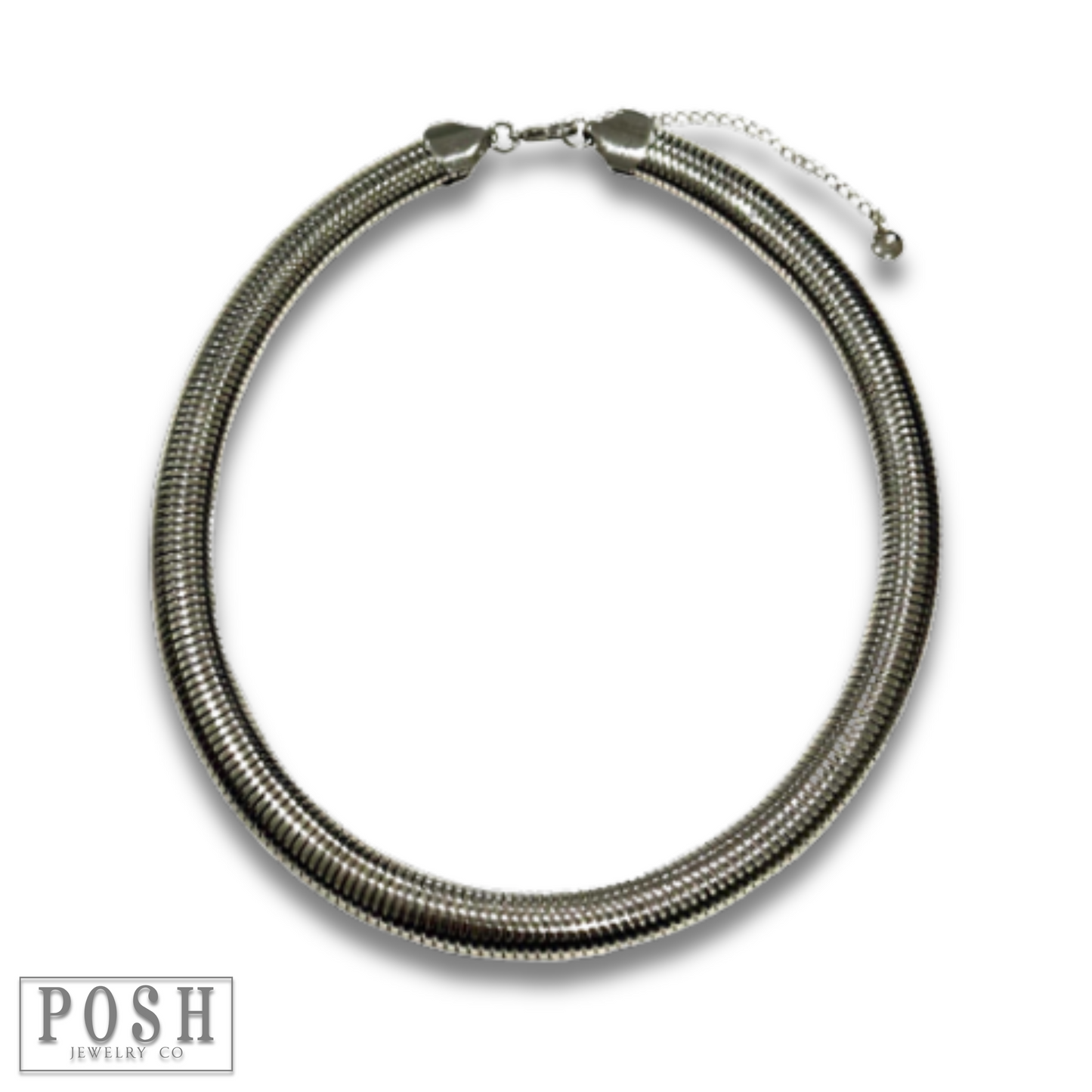 Flex chain collar necklace