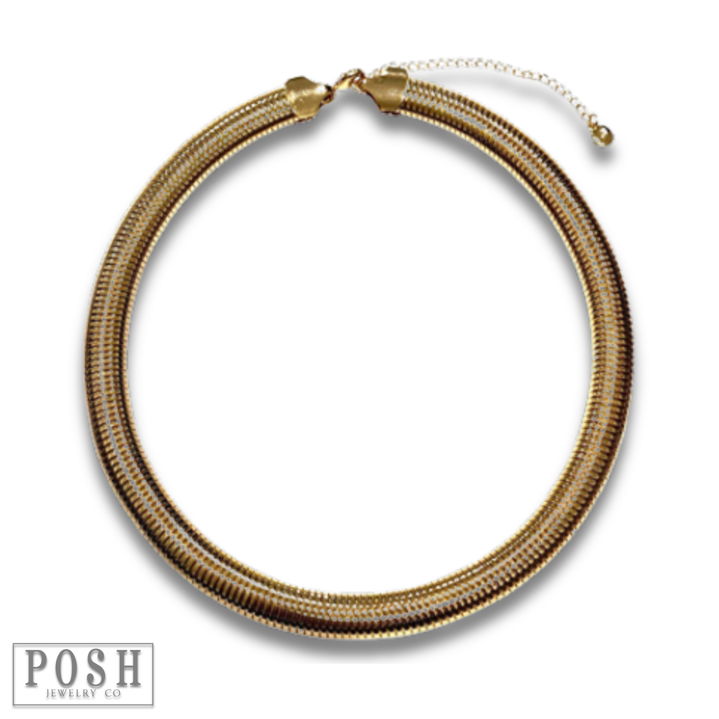 Flex chain collar necklace