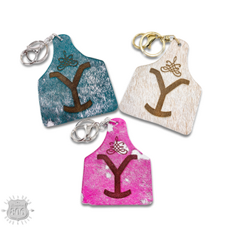 Western ear tag key ring Last Call