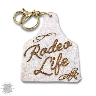 Western ear tag key ring Last Call