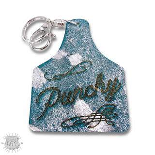 Western ear tag key ring Last Call