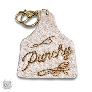 Western ear tag key ring Last Call