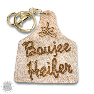Western ear tag key ring Last Call