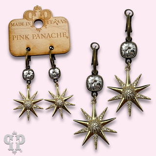 Starburst earring with crystals from Swarovski®