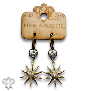 Starburst earring with crystals from Swarovski®