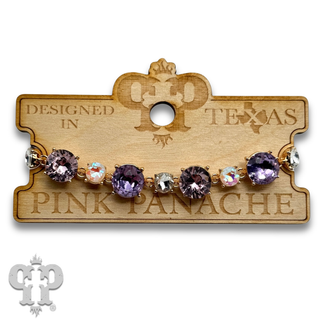 Multi-color rhinestone bracelet