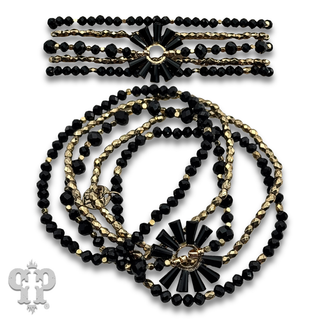Four strand fluted bead bracelet - LC