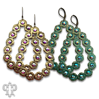 Austrian crystal teardrop earring