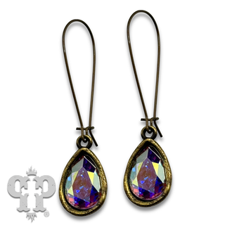 Austrian crystal teardrop earring, small