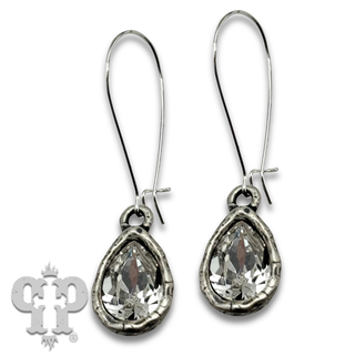 Austrian crystal teardrop earring, small