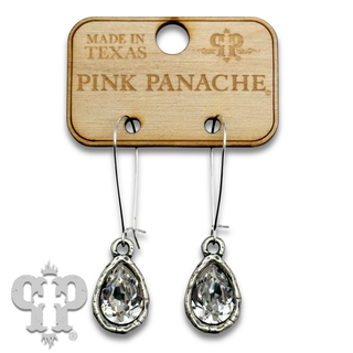 Austrian crystal teardrop earring, small