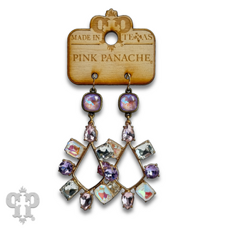 Rhinestone chandelier teardrop earring with Austrian crystal