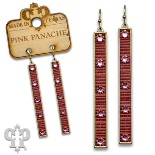 Austrian crystal bar earring