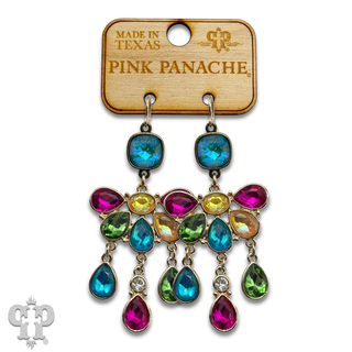 Rhinestone chandelier earring with Austrian crystal