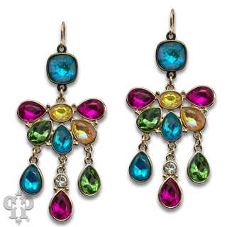 Rhinestone chandelier earring with Austrian crystal