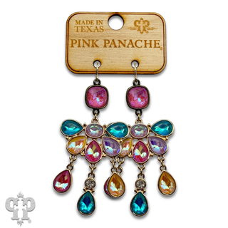 Rhinestone chandelier earring with Austrian crystal