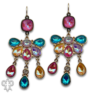 Rhinestone chandelier earring with Austrian crystal