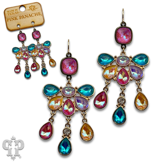 Rhinestone chandelier earring with Austrian crystal