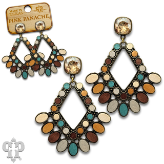 Chandelier earring, Austrian crystal