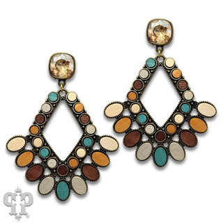 Chandelier earring, Austrian crystal