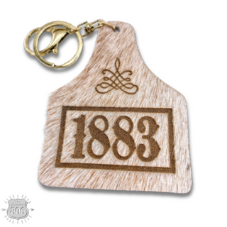 Western ear tag key ring Last Call