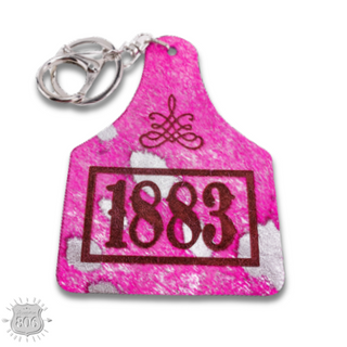 Western ear tag key ring Last Call