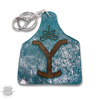 Western ear tag key ring Last Call