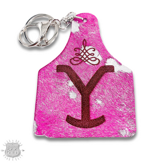 Western ear tag key ring Last Call