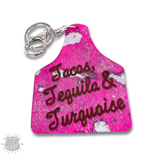 Western ear tag key ring Last Call