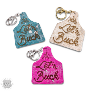 Western ear tag key ring Last Call
