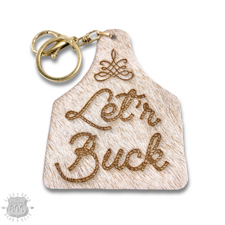 Western ear tag key ring Last Call
