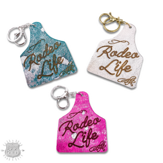 Western ear tag key ring Last Call